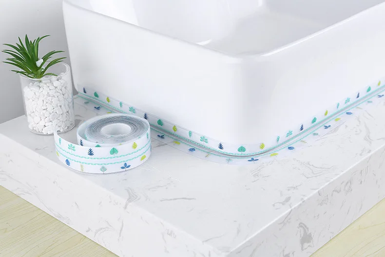 G Новинка 3,2 м x 38 мм Ванная комната душ для раковины ванны уплотнительная лента белая самоклеющаяся Водонепроницаемая Наклейка на стену для ванной кухни - Цвет: G