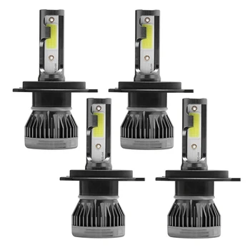 

2 Pair Car 6000K H4 9003 HB2 LED Headlight Kit 1200W 6000LM High/Low Beam Bulb