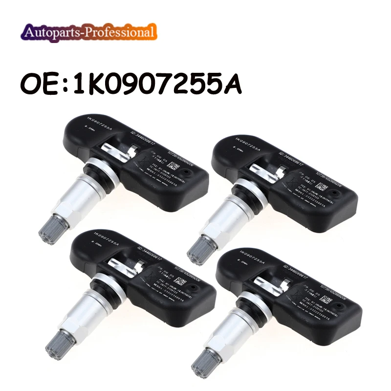 4 шт./лот Автомобильный датчик TPMS 1K0907255A подходит для Audi Volkswagen система контроля