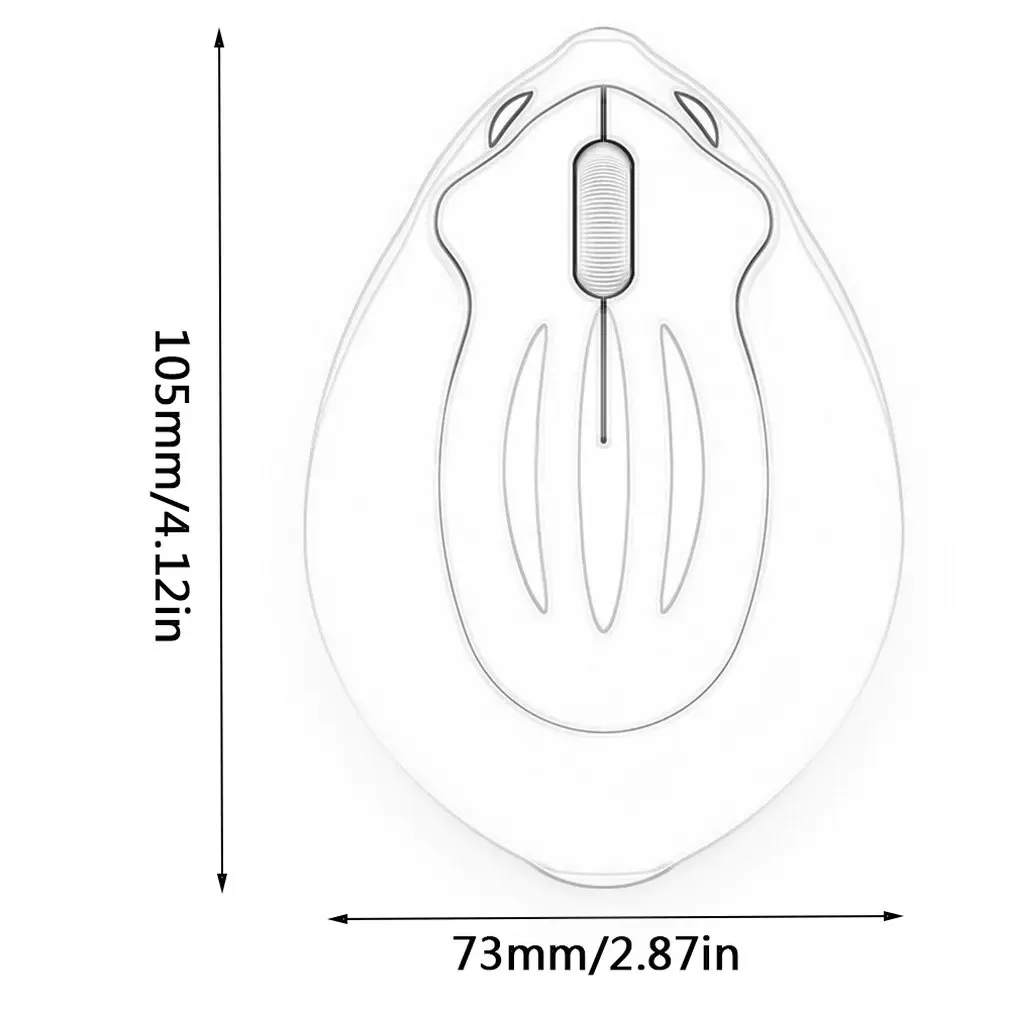 2,4 ГГц Беспроводная мини-мышь 1200 Точек на дюйм хомяк Форма usb-ресивер беспроводной мыши подключение мыши милая форма игровая Мышь для портативных ПК