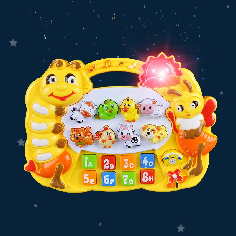 

Multi-functional Music Small Train Electronic Keyboard Infants Early Childhood Educational Toy 0-6-12 Month CHILDREN'S Toy