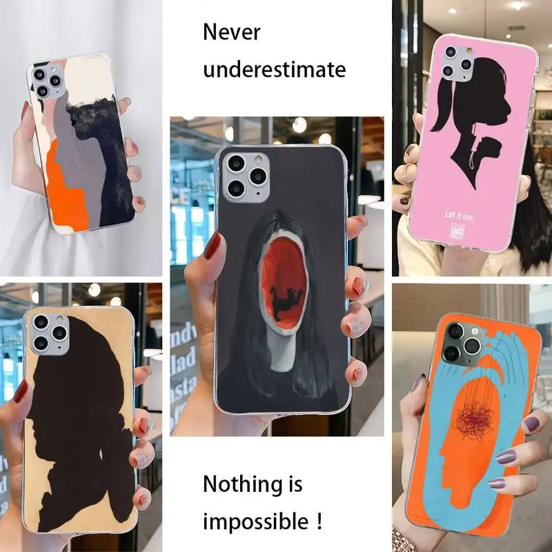 Motirunner Visual Artist Soft Phone Case Capa For Iphone 5 6 7 8 11 Plus XR X XS MAX SE2020 IPhone 11PRO Transparent | Мобильные