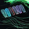 1 Pack Fluorescent Laser Thread Glitter 3D Silk Striping Line Tape Holographic Silk Foils for UV Gel Polish Nail Art Decoration ► Photo 3/6