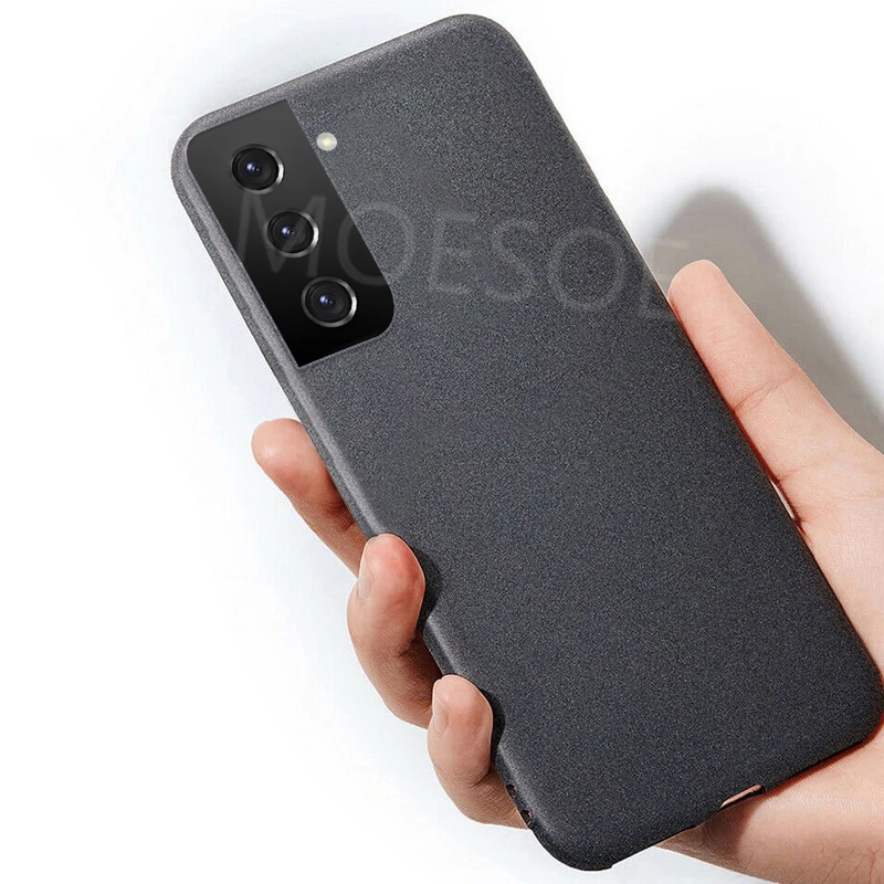 Sandstone Solid Plain Matte Silicone Phone Case For Samsung A52 A72 5G A82 S21 Ultra S20 FE A31 A51 A71 Note 20 Ultra Back Cover