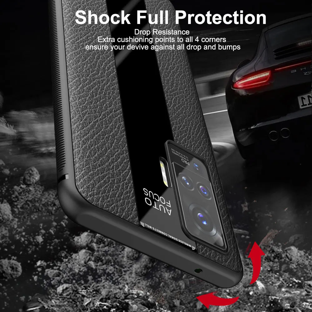 X50 Classic Shockproof luxury Phone Cover For Vivo X50 Pro Plus Frosted Texture Slim Matte Protective Fundas For Vivo X60 Pro+