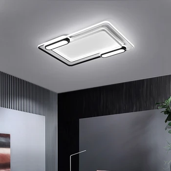 

Modern Led Ceiling Light For Living room Bedroom Kitchen Black+White Chandelier Ceiling Lamp Simple Lighting Fixtures Lamps