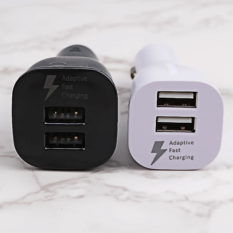 Samsung 15w Car Charger Dual Usb Cigarette Car Phone Charger Afc Adapter  Type C Cable For Galaxy S20 S10 S8 S9 Note 10 Plus A90 - Mobile Phone  Chargers - AliExpress