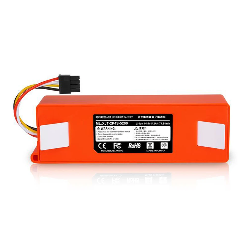 5200mAh/6500mAh li-ion Battery for xiaomi mi robot roborock S50 S51 T4 T6 Robotics cleaner parts Vacuum Cleaner accessories