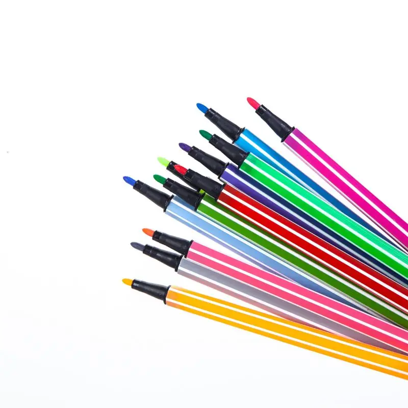 

12 Colors/Set Fineliner Art Mark Pen Watercolor Pen Line Drawing Pen