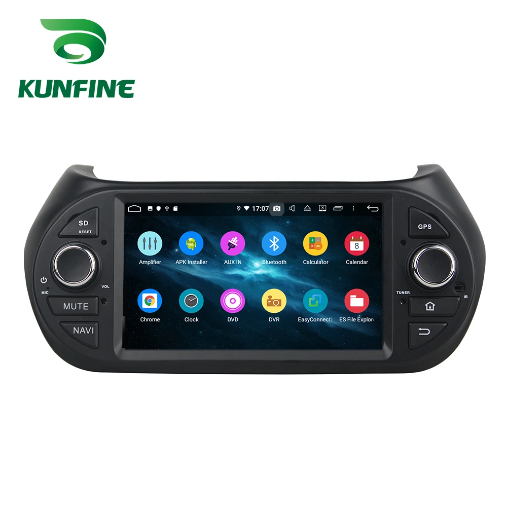 Best Android 9.0 Octa Core 4GB RAM 64GB Rom Car DVD GPS Multimedia Player Car Stereo for Fait Fiorino 2008-2016  Deckless Radio 1