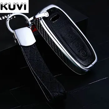 

Wood Carbon fiber Alloy Leather Car Remote Smart Key Cover Fob Case Shell For Audi A1 A3 A4 A5 A6 A7 A8 Quattro Q3 Q5 Q7 09-2015