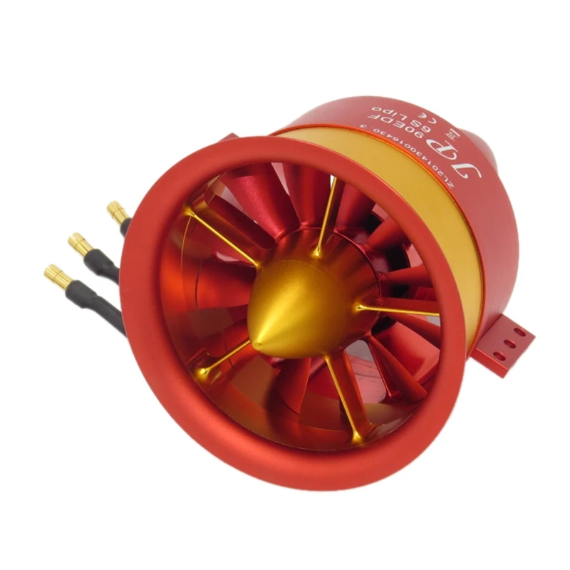 90 мм 4250 1750KV 6S канальный вентилятор с бесщеточным двигателем для RC EDF Jet AirPlane