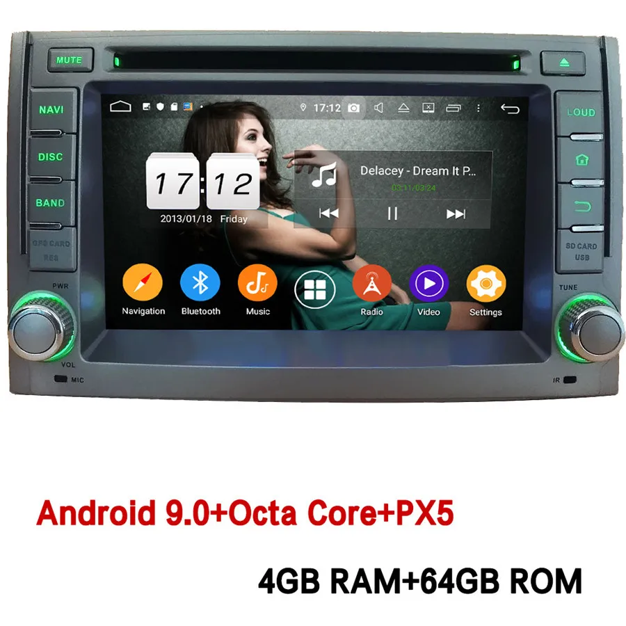 4GB RAM x 64GB ROM Klyde 4G Android 9,0 Восьмиядерный 4 Гб ОЗУ 64 Гб ПЗУ DSP BT автомобильный DVD мультимедийный плеер радио для hyundai H1 iLoad Starex 2007-2012 - Цвет: 4GB RAM x 64GB ROM