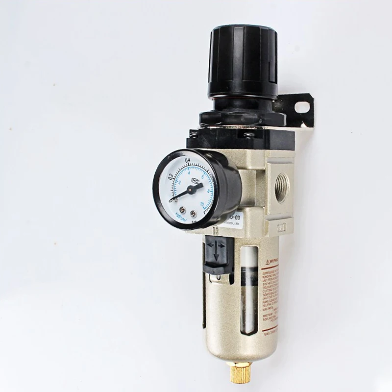1 AW3000 3 точки интерфейса нормальный и автоматический дренажный воздушный фильтр клапан ловушка Манометр Компрессор редуктор давления клапан