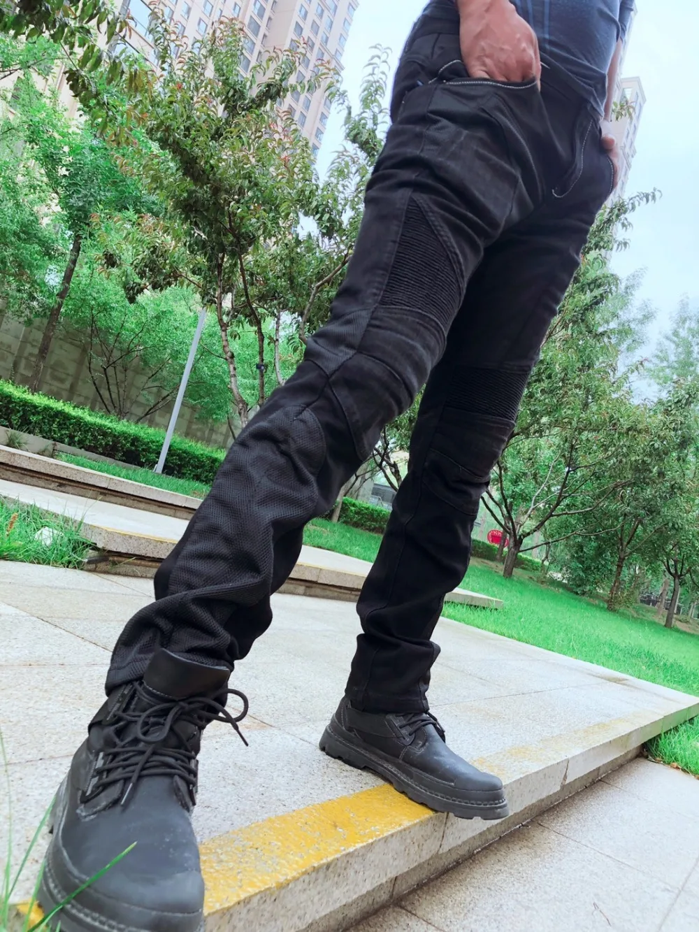 uglyBROS mesh jeans  UB01 black  4