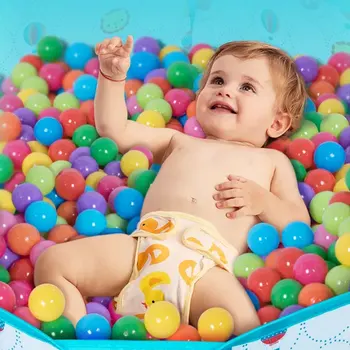 

400 Pcs/Lot Plastic Balls Eco-Friendly Colorful Ball Soft Toys For Children Swim Pits Beach Ball Water Pool Ocean Wave Balls
