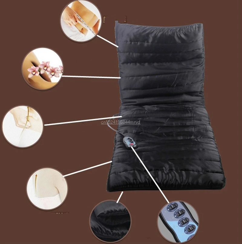 Домашний турмалиновый массажный матрас для всего тела, вибрирующий электронный массажный массажер для шеи, подушка для кровати
