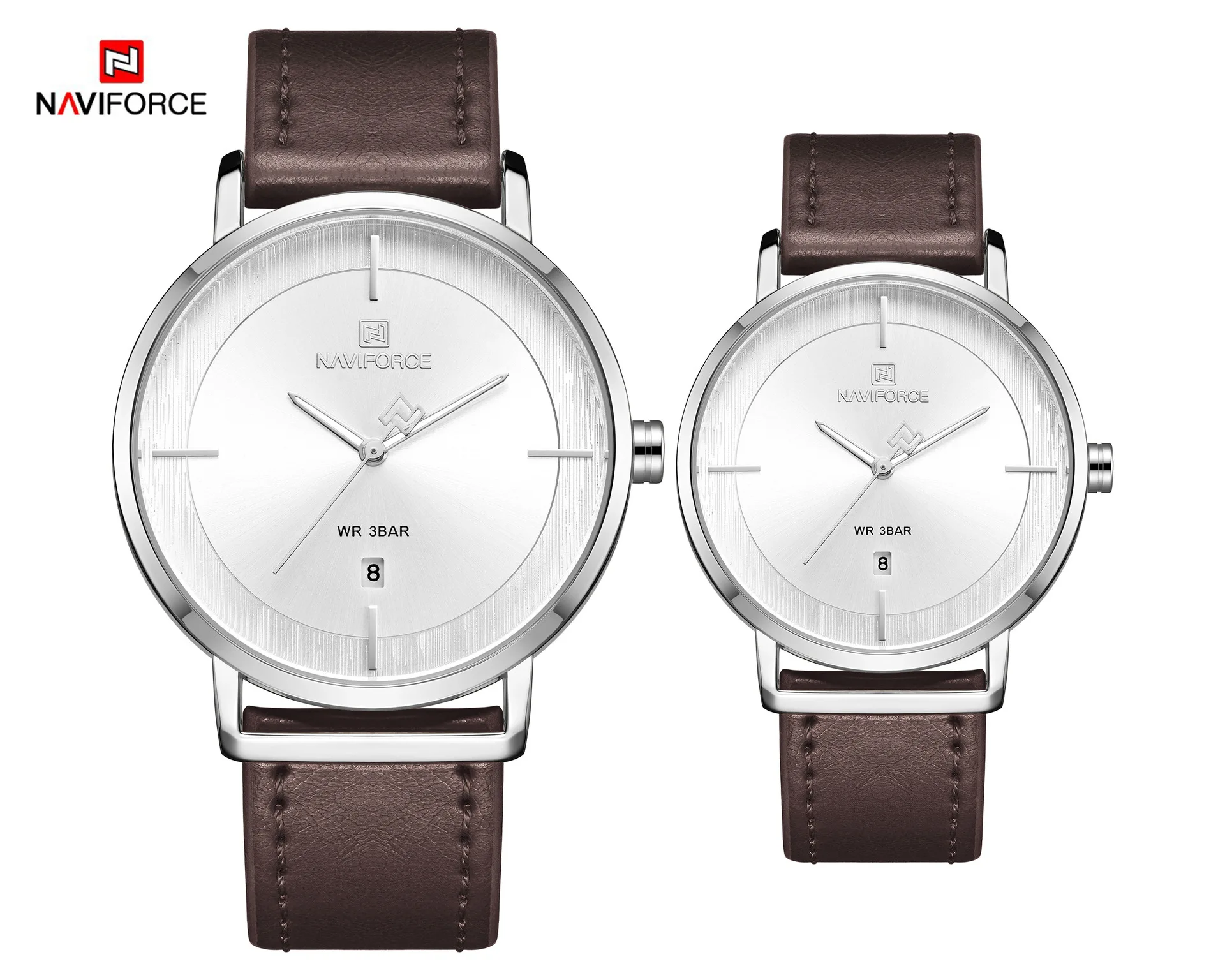 

Naviforce Xiang Couple Watch MEN'S Watch Simple WOMEN'S Watch Hot Selling Quartz Watch 3009