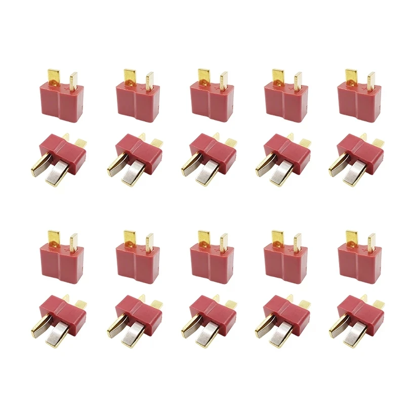 T Plug Connector Kits T Type Male Plugs & Female Jack for RC LiPo Battery Helicopter 10/5Pairs