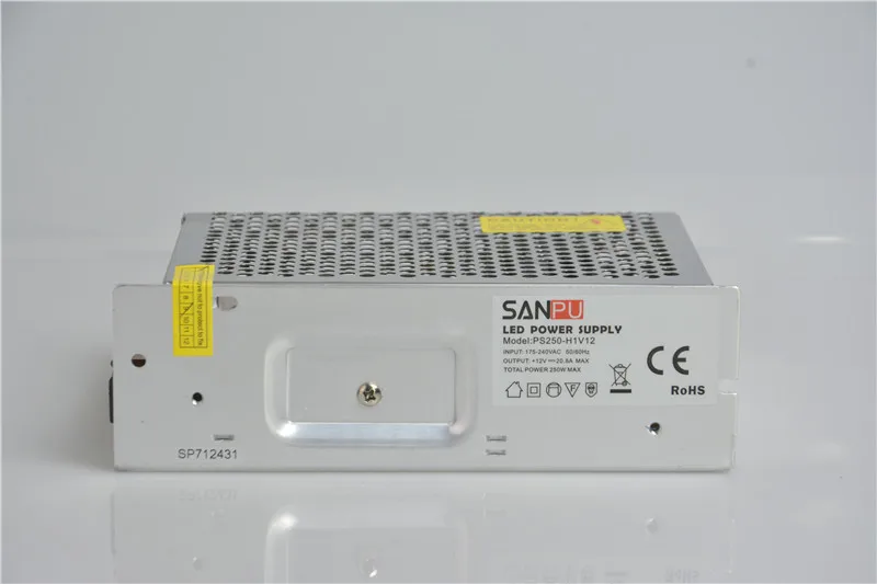 Светодиодный драйвер SANPU EMC EMI EMS SMPS 250 Вт 12 Вольт 20 А вольт постоянного тока 220 В AC-DC