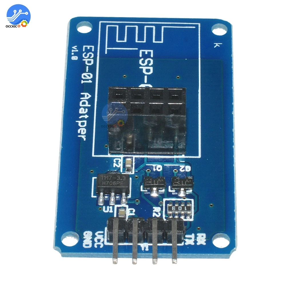 ESP8266 ESP-01 ESP01 серийный WiFi беспроводной модуль адаптера совместимый серийный модуль 3,3 V 5V разработанная плата для Arduino