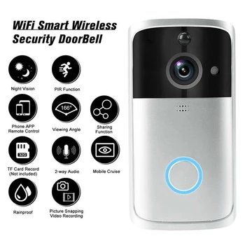

Intercom Smart Doorbell Alarm Phone Remote Camera Apartment Waterproof