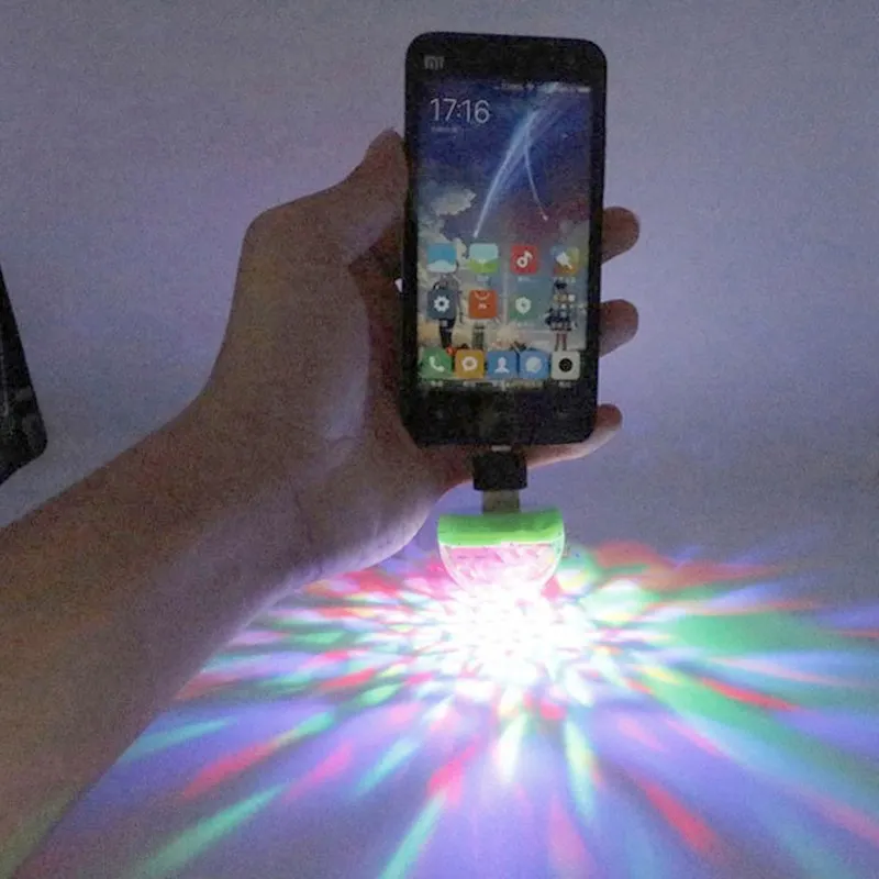 Модная новинка 3 с usb-портом, светодиодная rgb диско-сценическая лампа для вечеринки клуб диджей КТВ Портативный Волшебный телефон шаровая лампа 3 USB порт шариковая лампа