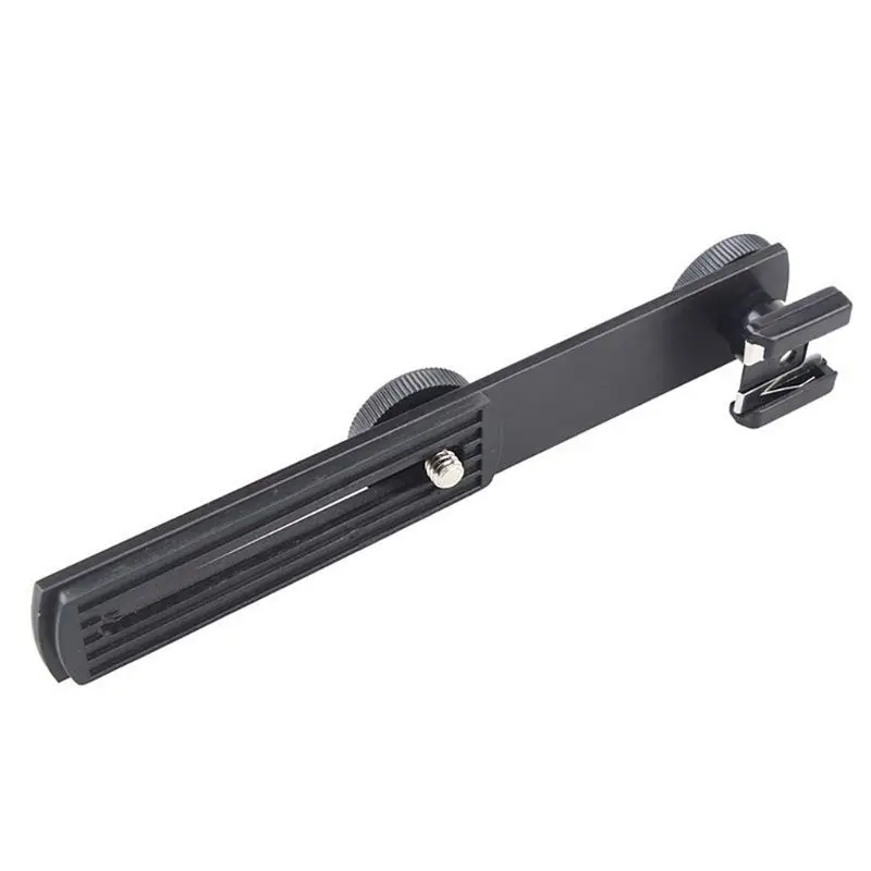 

Aluminum Double-headed Camera Flash Bracket Hot Shoe Arm Mount Tripod Stand Holder for DSLR SLR DV Rack Camera Accessories