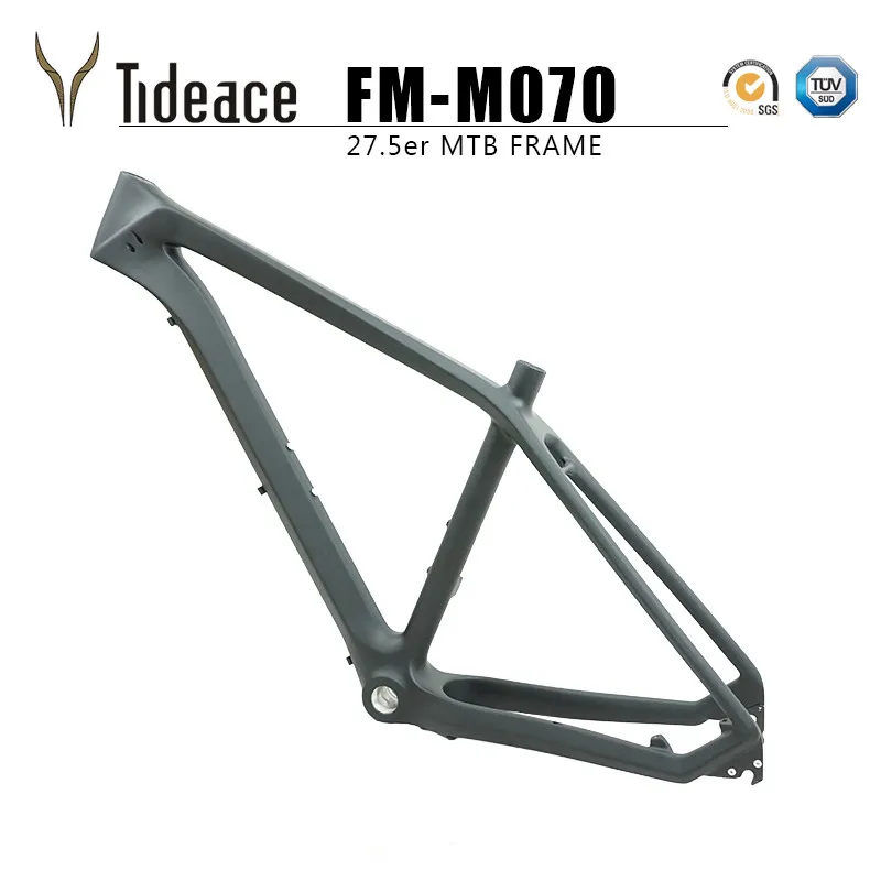 

MAX 2.5 tires 27.5er carbon fiber bicycle frame Chinese MTB carbon frame 27.5 carbon mountain bike frame disc brake