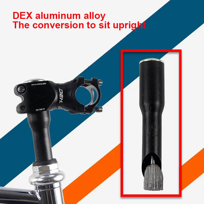 Bike Stem Aluminum Alloy Outdoor Handlebar Fork Stem Black Bicycle Parts Bicycle Front Fork Cycling Tools Adjustable Handle