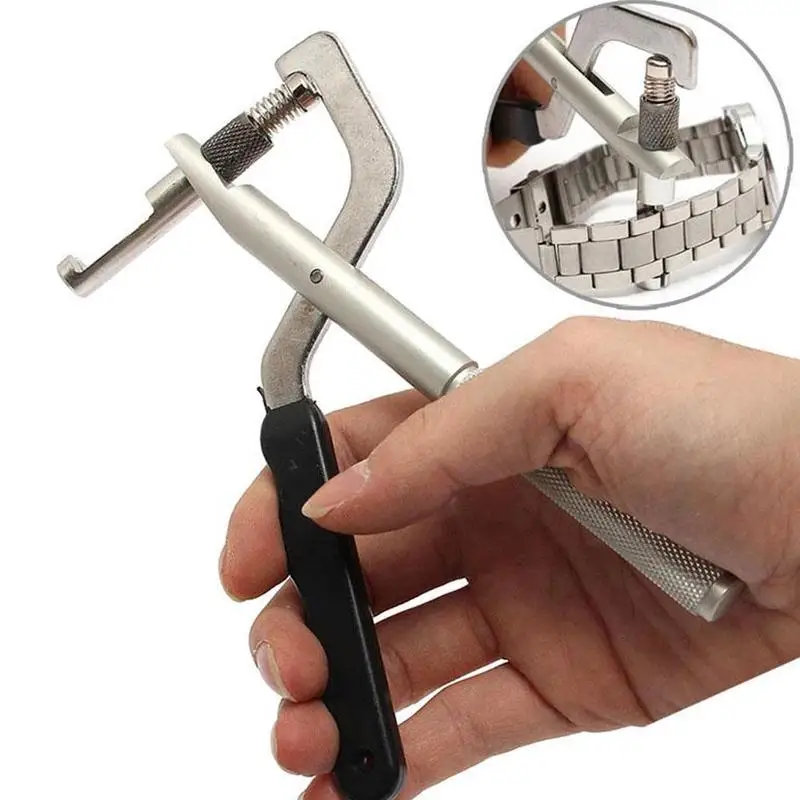 

Hand Held Pliers with Replaceable Pin Metal Watch Band Removal Watch Strap Remover High Quality Repairing Tool Kit