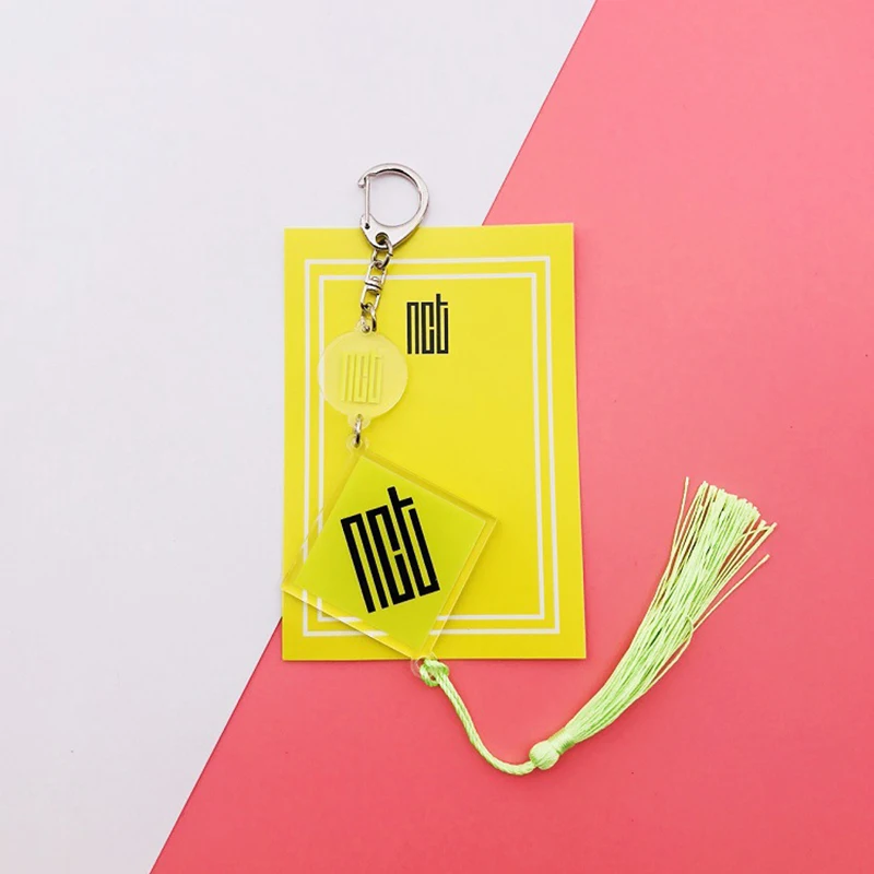 

Fashion Kpop NCT Tassel Keychain Keyring Bag Pendant K-pop NCT Key Chain Car Decoration Exquisite Jewelry Fans Gifts Drop Ship