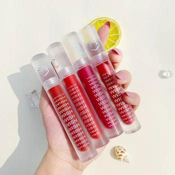

Net red live broadcast small popsicle lip glaze fresh ice mist matte matte light lasting not easy to fade