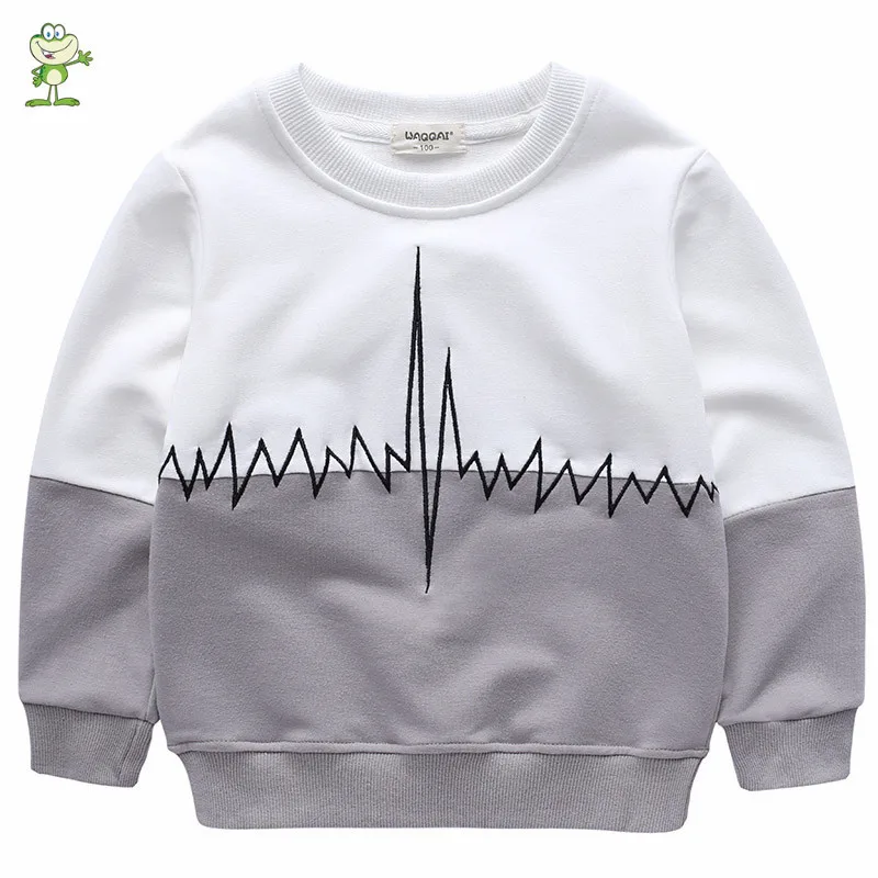 

2 To 9 Years Kids Cute Cartoon letters Printed Hoodies Sweatshirt Boys Girls Outerwear Children Clothing