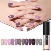 LILYCUTE, 5 мл, цветной УФ-гель, голографические блестки, полуперманентный Гель-лак для нейл-арта, лак