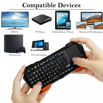 

Mini Wireless Bluetooth Keyboard Mouse Touch Pad For PC Laptop TV Boxs For PS3/PS4