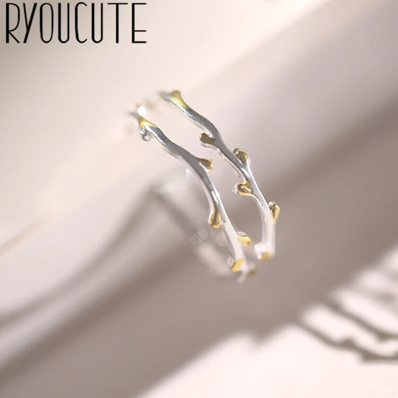 

Bohemian Ethnic Style 925 Sterling Silver Layer Leaf Rings for Women Bridal Wedding Vintage Open Finger Rings Christmas Gifts