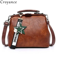 Croyance, женская сумка, кожаная сумка на плечо, женская сумка через плечо, звезда, подвеска, заклепки, повседневная, известный бренд, женские сумки