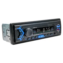 1DIN BT5.0 Car Stereo Receiver Player Vehicle MP3 FM Radio Multimedia Player Audio Music TF Card Intelligent AI Voice Control