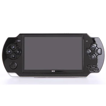 

Coolbaby X6 128bit 4.3 inch Retro Handheld Game Console built in 10 simulators 10000 games support mp4 MP5 Ebook player kid's