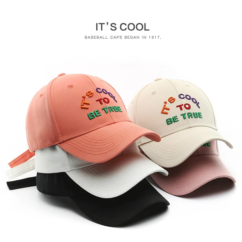 

SLECKTON Cotton Baseball Cap for Women and Men Fashion Boys Girls Snapback Hat COOL Embroidery Hats Summer Visors Caps Unisex