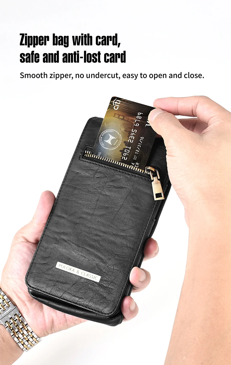vietao carteira de couro do plutônio bolsa móvel para iphone pro max puloka caso de telefone portátil para redmi nota pro
