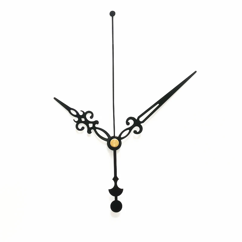 H-149B DIY New 6-1/4" Modern or Antique Style Large Black Clock Hands 