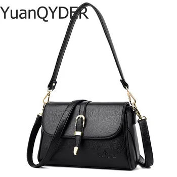 

Hot Sale Soft Genuine Leather Bolsa Luxury Ladies Handbags Female Crossbody Bags for Women Shoulder Messenger Bags Sac A Main