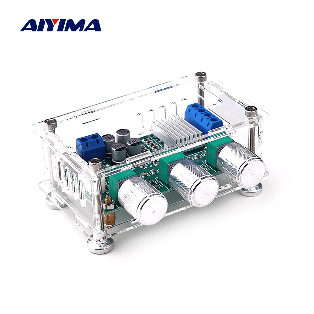 

AIYIMA TPA3116D2 Digital Power Amplifier Board 50Wx2 Stereo Dual Channel Sound Amplifiers NE5532 OP Amp With Treble Bass Tone