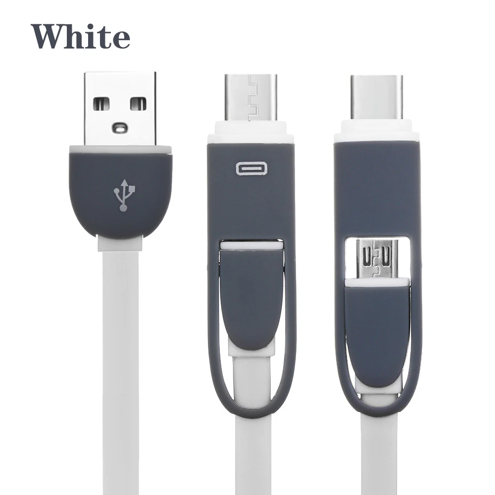 USB 3,1 type-C к Micro USB конвертер 2 в 1 зарядный шнур USB адаптер линия передачи данных телефон зарядное устройство кабель аксессуары для смартфонов