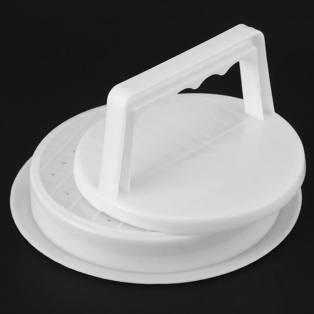 Hamburger Meat Press Tool Multifunctional Kitchen Cooking Tool Round Shape Food Grade PP DIY Meat Burger Maker Mold Hot