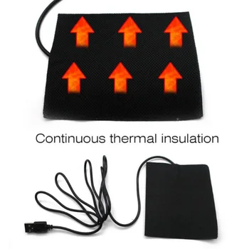 

8-in-1 USB Charged Clothes Heating Pad 5 Gears Adjustable Thermal Electric Heating Pad Winter Vest Jacket Clothes Heated Warmer