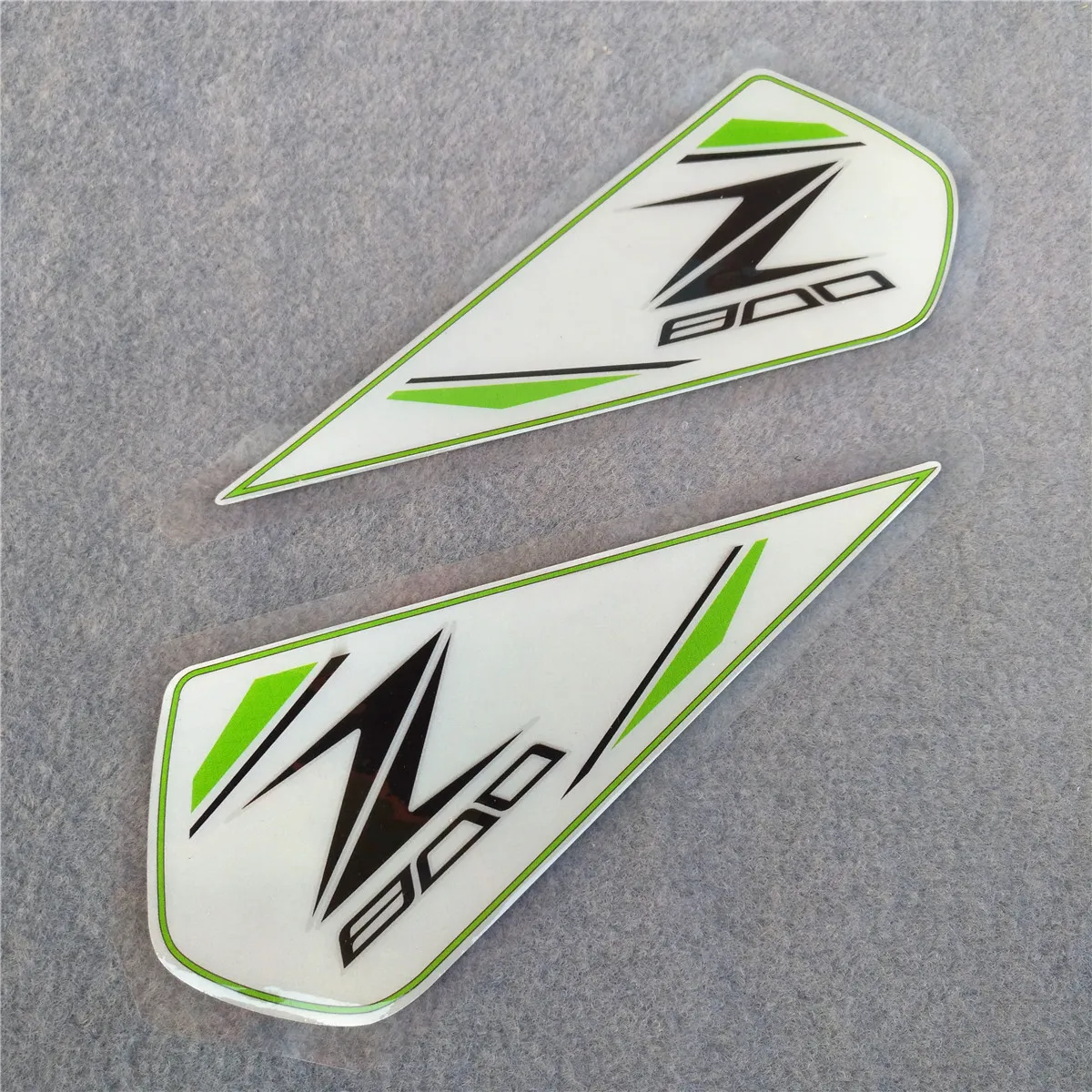 Мотоцикл для Kawasaki Z800 протектор противоскользящие стикеры сторона Танк Pad 3D Светоотражающая аппликация рыбья кость наклейка