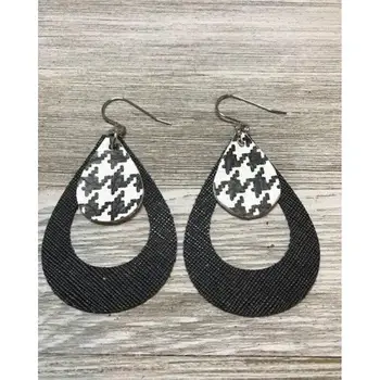 

Earring Leathercraft Handmade DIY Cutter Wooden Cutting Die for Pendant Decor Punch Tool for Leather Fabric Paper Customized